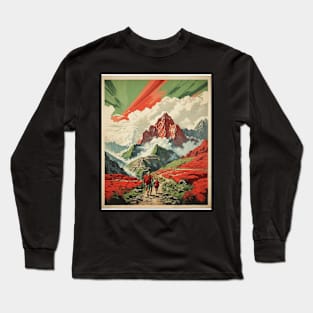 Inca Trail Peru Tourism Vintage Poster Long Sleeve T-Shirt